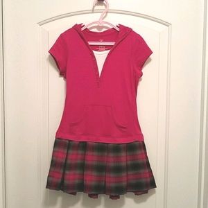 *5/$20* Faded Glory Hooded/Pleated Dress